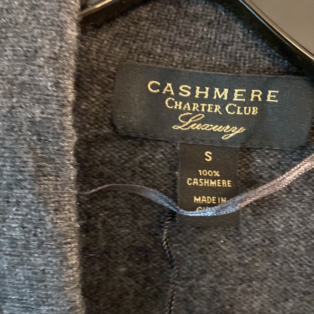 Charter club cashmere cardigan - Picture 2 of 3